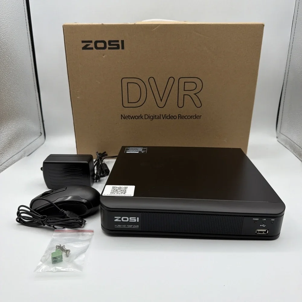 ZOSI ZR08ZM 8-Channel CCTV Digital Video Recorder DVR H.264 720p 0TB Black